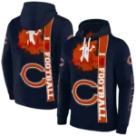 chicago-bears-football-heartbeat-blue-hoodie-best-selling