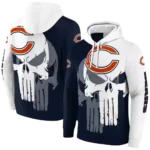 chicago-bears-graphic-punisher-blue-white-hoodie-best-selling