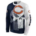 chicago-bears-graphic-punisher-blue-white-hoodie-best-selling