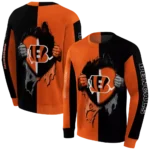 cincinnati-bengals-heartbeat-graphic-orange-hoodie-best-selling