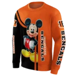 cincinnati-bengals-mickey-mouse-orange-black-hoodie-best-selling
