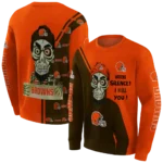 cleveland-browns-achmed-skull-brown-hoodie-best-selling