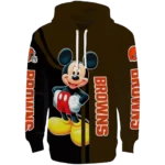 cleveland-browns-mickey-mouse-brown-black-hoodie-best-selling