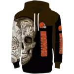 cleveland-browns-sugar-skull-brown-black-hoodie-best-selling