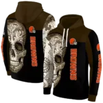 cleveland-browns-sugar-skull-brown-black-hoodie-best-selling
