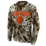 cleveland-browns-tie-dye-pattern-brown-hoodie-best-selling