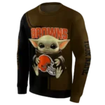 custom-cleveland-browns-baby-yoda-brown-black-hoodie-best-selling