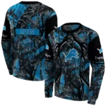 custom-detroit-lions-hunting-theme-blue-black-hoodie-best-selling