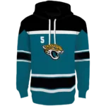 custom-jacksonville-jaguars-striped-pattern-teal-hoodie-best-selling