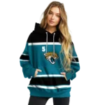 custom-jacksonville-jaguars-striped-pattern-teal-hoodie-best-selling