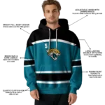 custom-jacksonville-jaguars-striped-pattern-teal-hoodie-best-selling