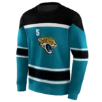 custom-jacksonville-jaguars-striped-pattern-teal-hoodie-best-selling