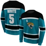 custom-jacksonville-jaguars-striped-pattern-teal-hoodie-best-selling
