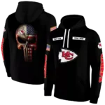 custom-kansas-city-chiefs-punisher-skull-black-hoodie-best-selling