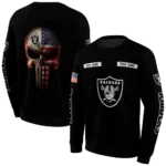 custom-las-vegas-raiders-punisher-skull-black-hoodie-best-selling