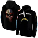 custom-los-angeles-chargers-punisher-skull-black-hoodie-best-selling
