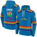 custom-los-angeles-chargers-rainbow-stripes-blue-hoodie-best-selling