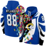 custom-los-angeles-rams-puzzle-pieces-blue-hoodie-best-selling