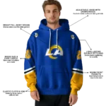 custom-los-angeles-rams-striped-sleeves-blue-hoodie-best-selling