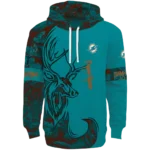 custom-miami-dolphins-deer-silhouette-aqua-hoodie-best-selling