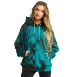 custom-miami-dolphins-deer-silhouette-aqua-hoodie-best-selling