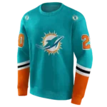 custom-miami-dolphins-striped-sleeves-aqua-hoodie-best-selling