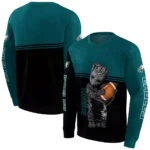 custom-philadelphia-eagles-baby-groot-green-black-hoodie-best-selling