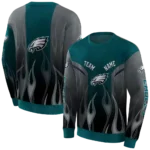 custom-philadelphia-eagles-flame-design-green-hoodie-best-selling