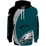 custom-philadelphia-eagles-minimalist-design-green-black-hoodie-best-selling