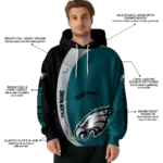 custom-philadelphia-eagles-minimalist-design-green-black-hoodie-best-selling