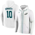 custom-philadelphia-eagles-sporty-stripe-white-hoodie-best-selling