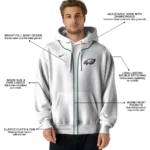 custom-philadelphia-eagles-sporty-stripe-white-hoodie-best-selling