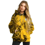 custom-pittsburgh-steelers-deer-silhouette-gold-hoodie-best-selling