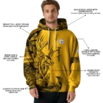 custom-pittsburgh-steelers-deer-silhouette-gold-hoodie-best-selling