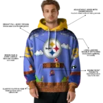 custom-pittsburgh-steelers-mario-blue-black-hoodie-best-selling