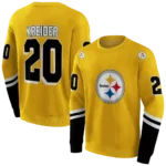 custom-pittsburgh-steelers-striped-sleeves-gold-hoodie-best-selling