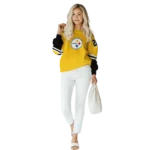 custom-pittsburgh-steelers-striped-sleeves-gold-hoodie-best-selling