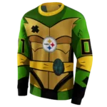 custom-pittsburgh-steelers-superhero-armor-gold-green-hoodie-best-selling