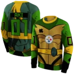 custom-pittsburgh-steelers-superhero-armor-gold-green-hoodie-best-selling