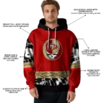 custom-san-francisco-49ers-grateful-vibes-red-hoodie-best-selling