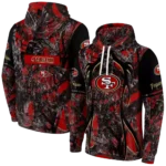 custom-san-francisco-49ers-hunting-theme-red-black-hoodie-best-selling