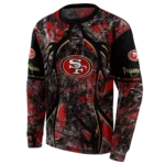 custom-san-francisco-49ers-hunting-theme-red-black-hoodie-best-selling