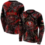 custom-san-francisco-49ers-hunting-theme-red-black-hoodie-best-selling