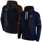 customized-chicago-bears-deer-silhouette-blue-hoodie-best-selling