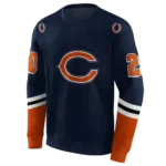 customized-chicago-bears-striped-sleeves-blue-hoodie-best-selling