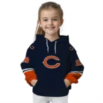 customized-chicago-bears-striped-sleeves-blue-hoodie-best-selling