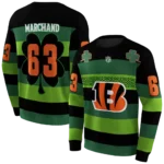 customized-cincinnati-bengals-celtic-patterns-green-hoodie-best-selling