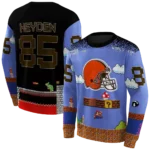 customized-cleveland-browns-mario-blue-black-hoodie-best-selling