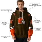 customized-cleveland-browns-striped-sleeves-brown-hoodie-best-selling