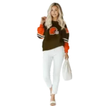 customized-cleveland-browns-striped-sleeves-brown-hoodie-best-selling